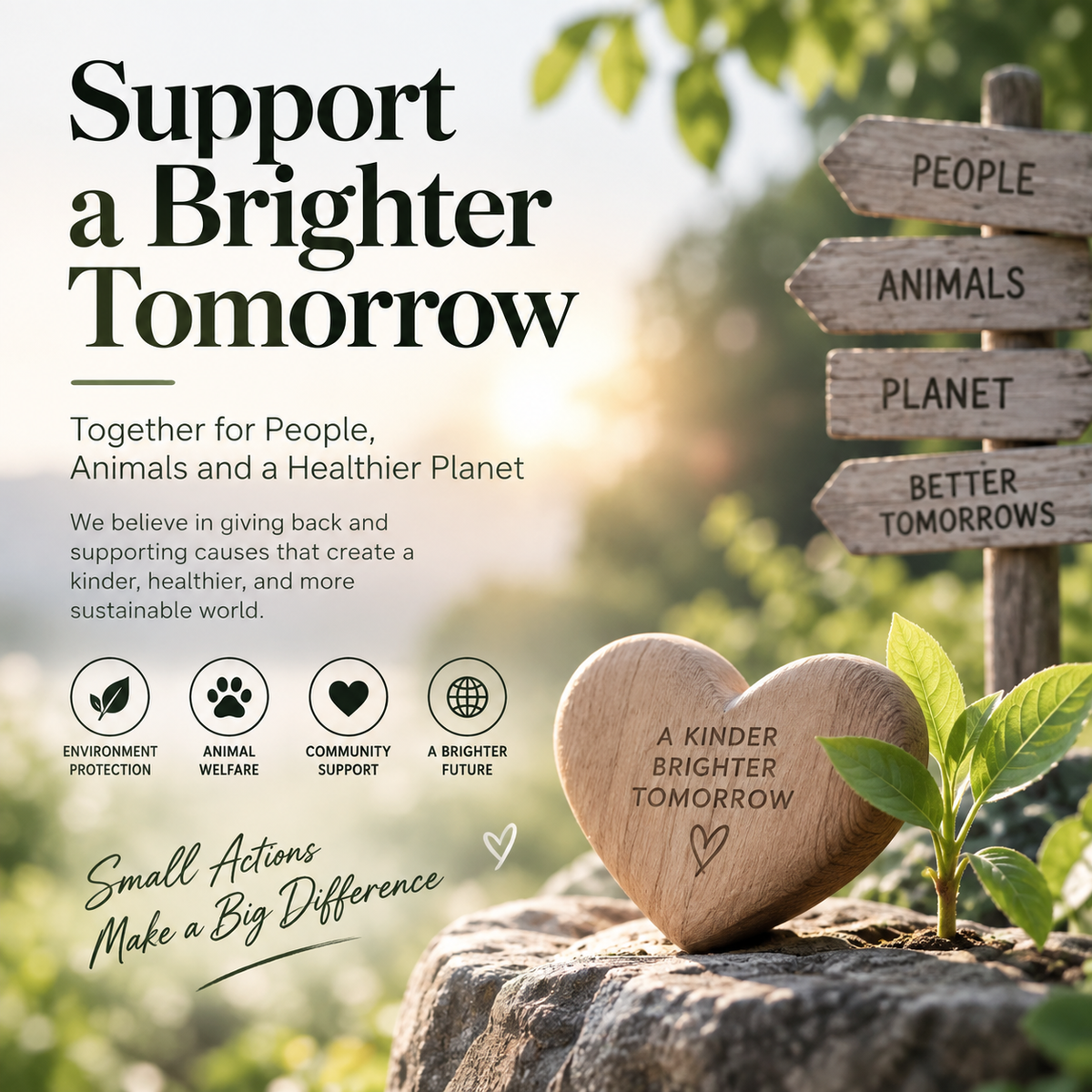 Support a Charitable Cause❤️