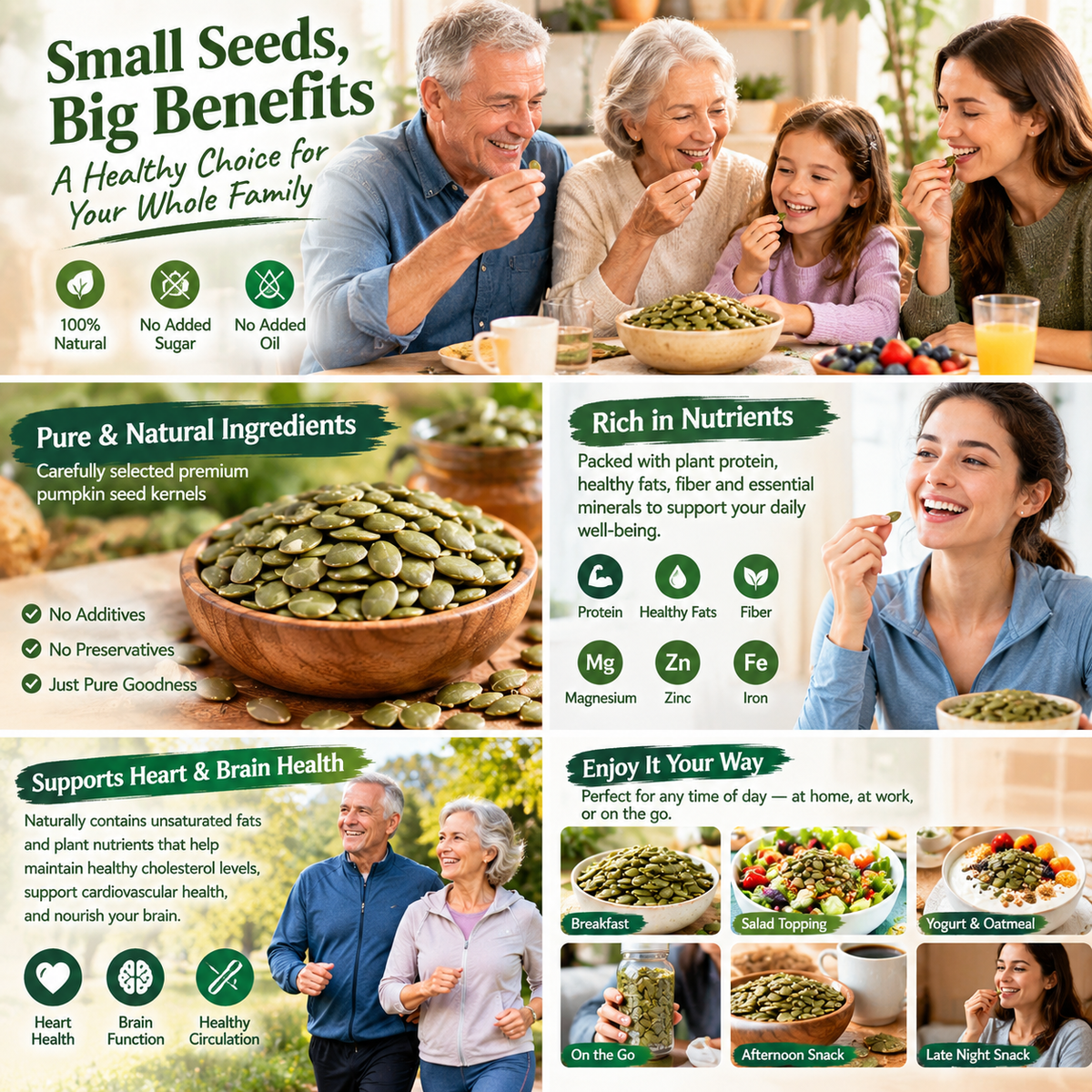 Premium Pumpkin Seed Kernels — Pure Plant Nutrition for Everyday Wellness-BFH