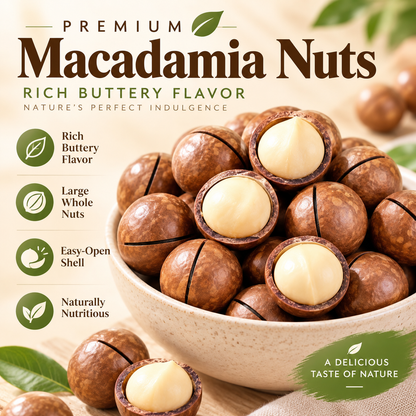Premium Macadamia Nuts - From Nature’s Finest Orchards to Your Everyday Wellness-BFH